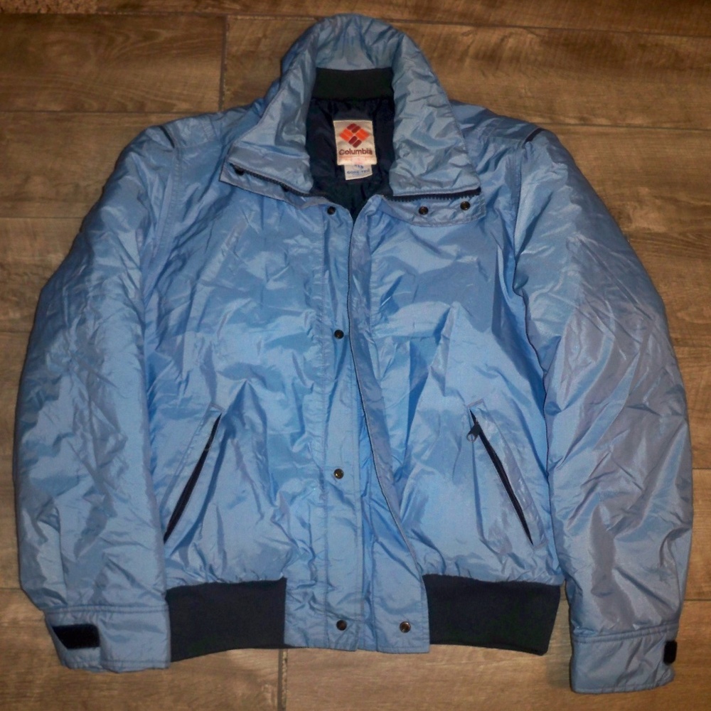 Vtg Columbia Gore-Tex Puffer Puffy Down Jacket LG